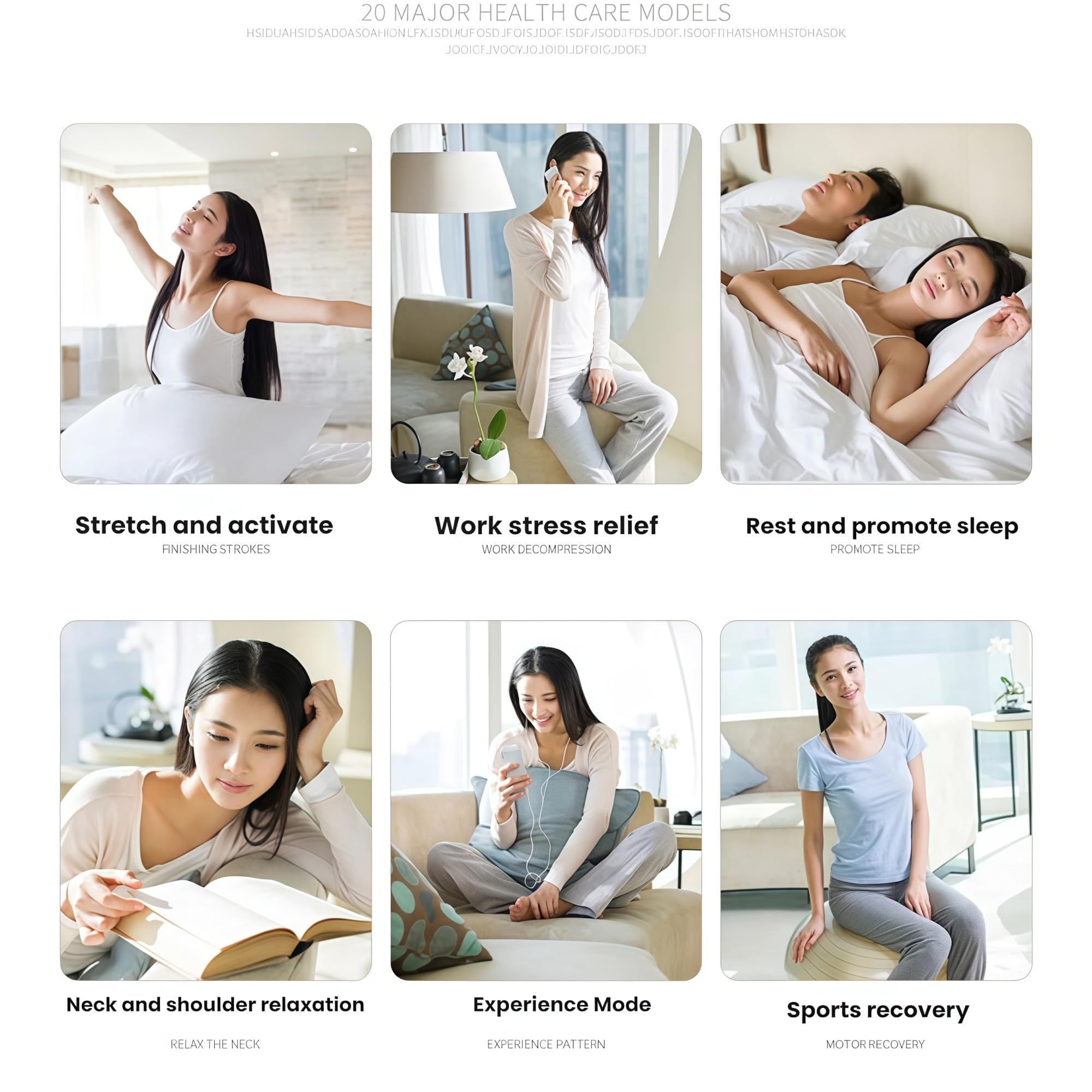 Sillón de masaje de cuerpo completo, tejido profundo 4D, SL-Track, amasamiento con bolsa de aire, terapia de calor para el cuidado y relajación de ancianos