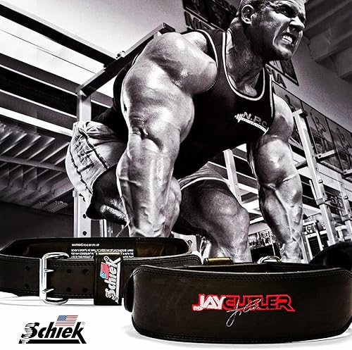 Miniatura 2 de Schiek Jay Cutler Signature - Cinturón de cuero para levantamiento de pesas