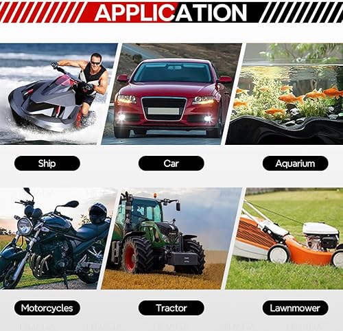 Miniatura 21 de HiNADA Bomba de transferencia de combustible de parada automática: USB tipo C o alimentación de batería, portátil de 3.2 GPM con manguera extra