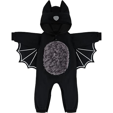 Halloween Baby Pajama Toddler Bat Costume