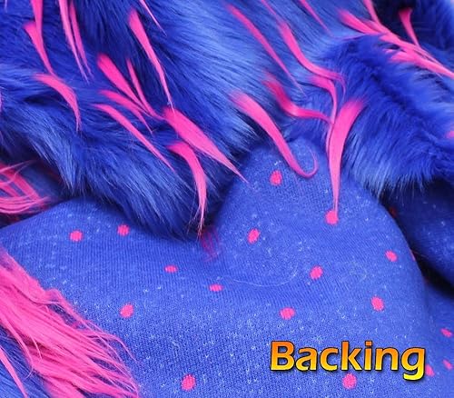 Miniatura 2 de Tela fucsia real de piel sintética de 2 tonos, 60 pulgadas de ancho, vendido por The Yard