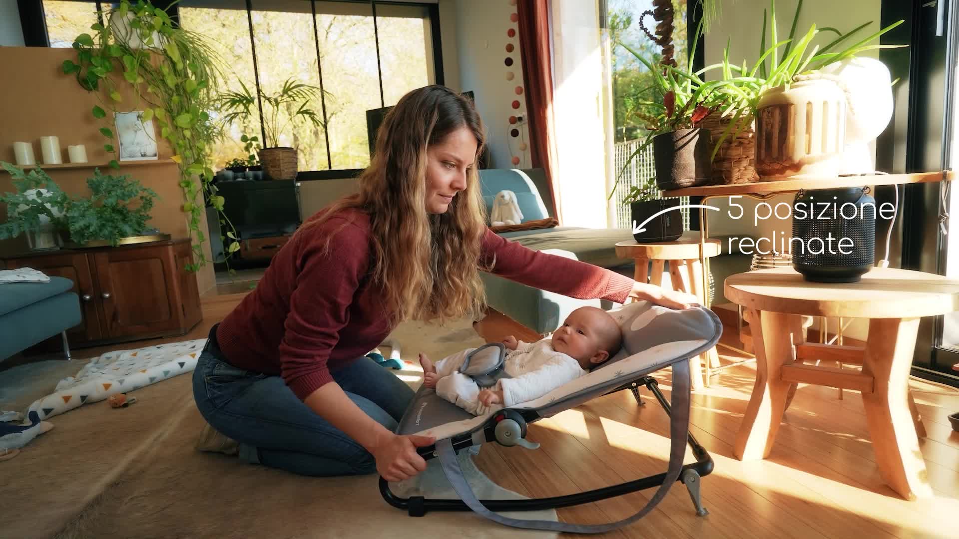 Sdraietta Bebeconfort Aster - Pieghevole, Leggera, Con Arco Giochi, Per 0-2 Anni - Foto 12