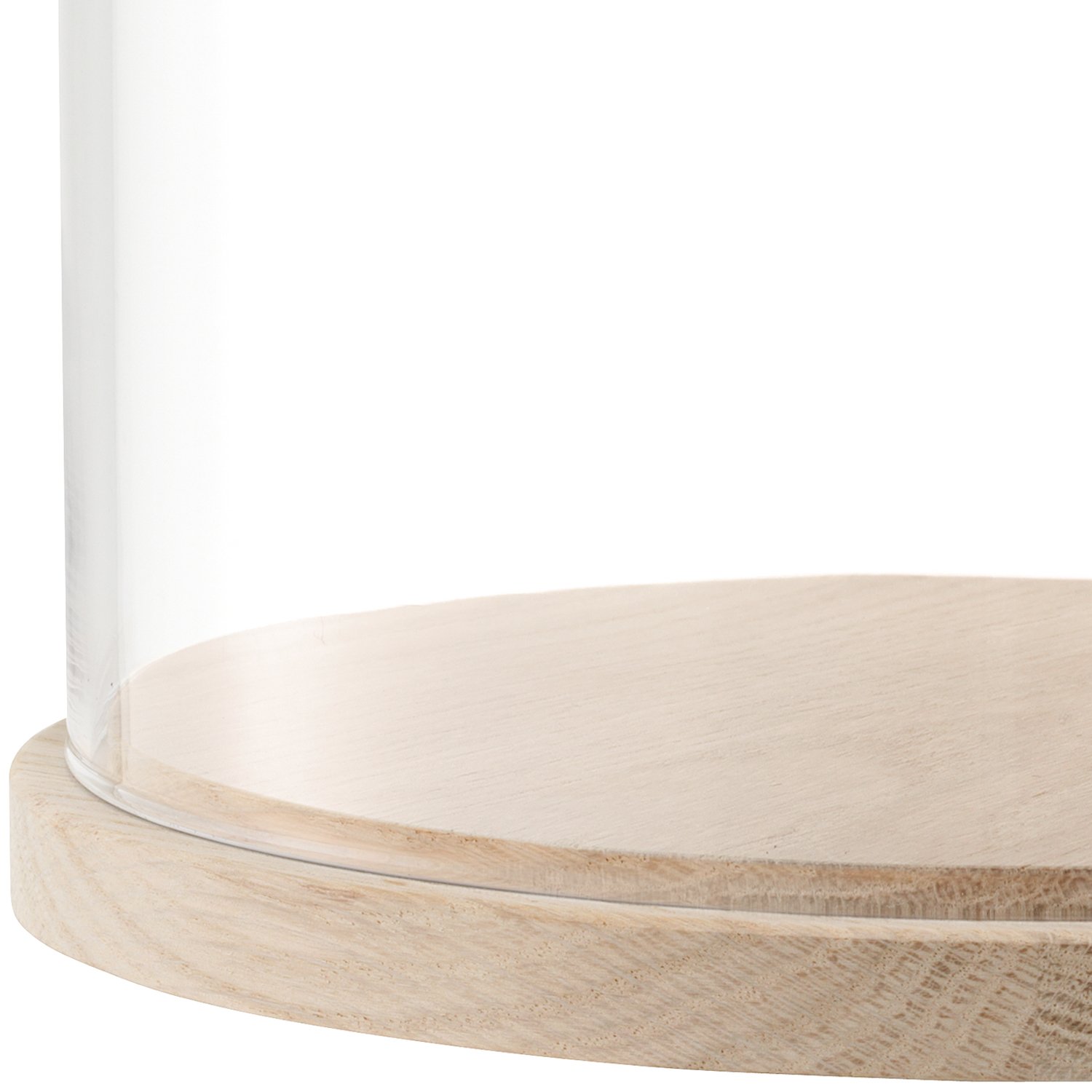 LSA International Ivalo Cúpula y Base de Ceniza, Transparente, Transparente, 28,5 cm