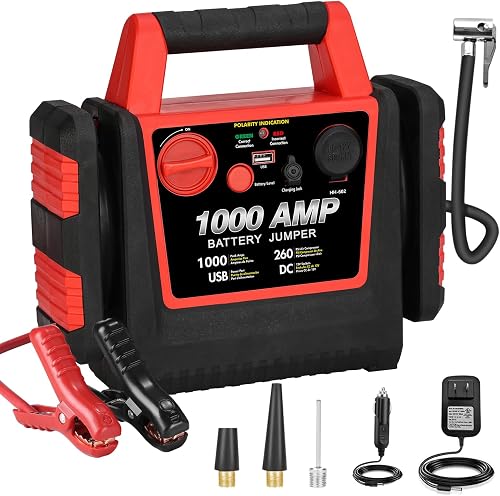 Car Battery Jump Starter-1000Amp 12V Lead-Acid