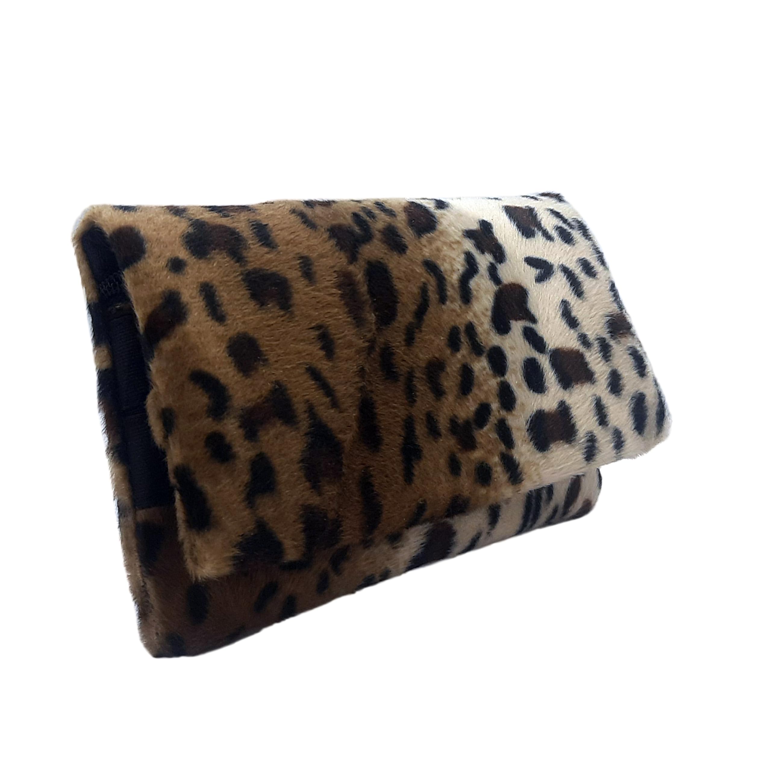 Plan B, Zigarettenetui Tabak Rollen, Yolo 05, 16 x 8,50 cm, 50 g, mit Eva-Gummi Tasche, Leopardenmuste, Damen, Kurzhaar-Gewebe (Animal Print)