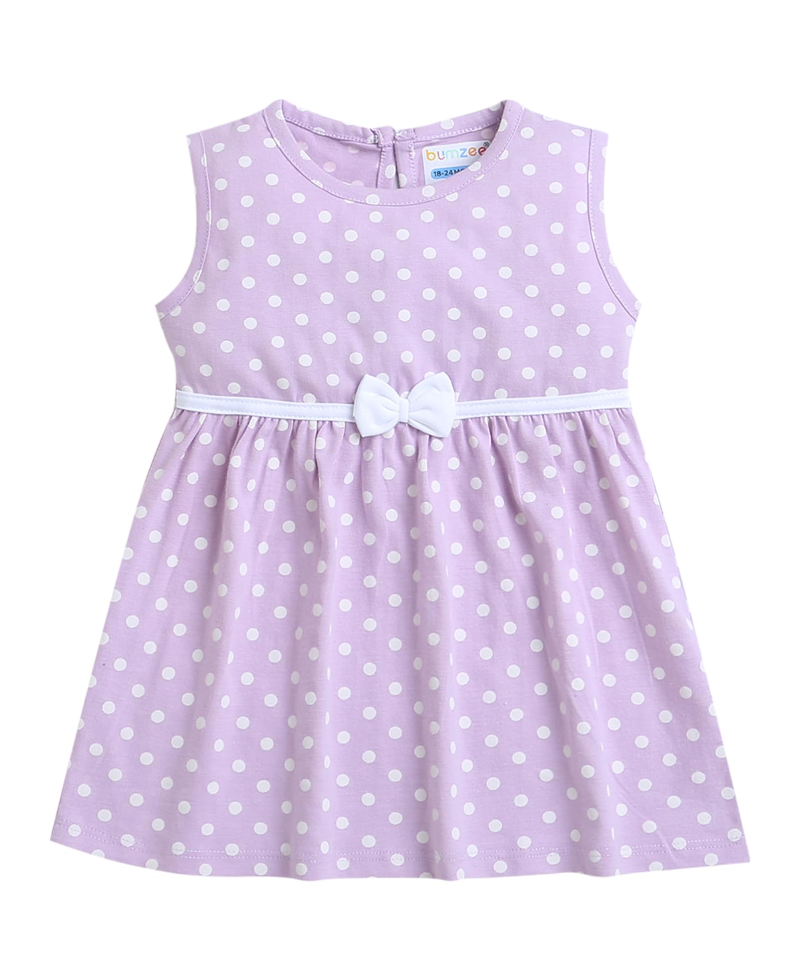 Girls Sleeveless Mini Frock (Peb9175)-image-47