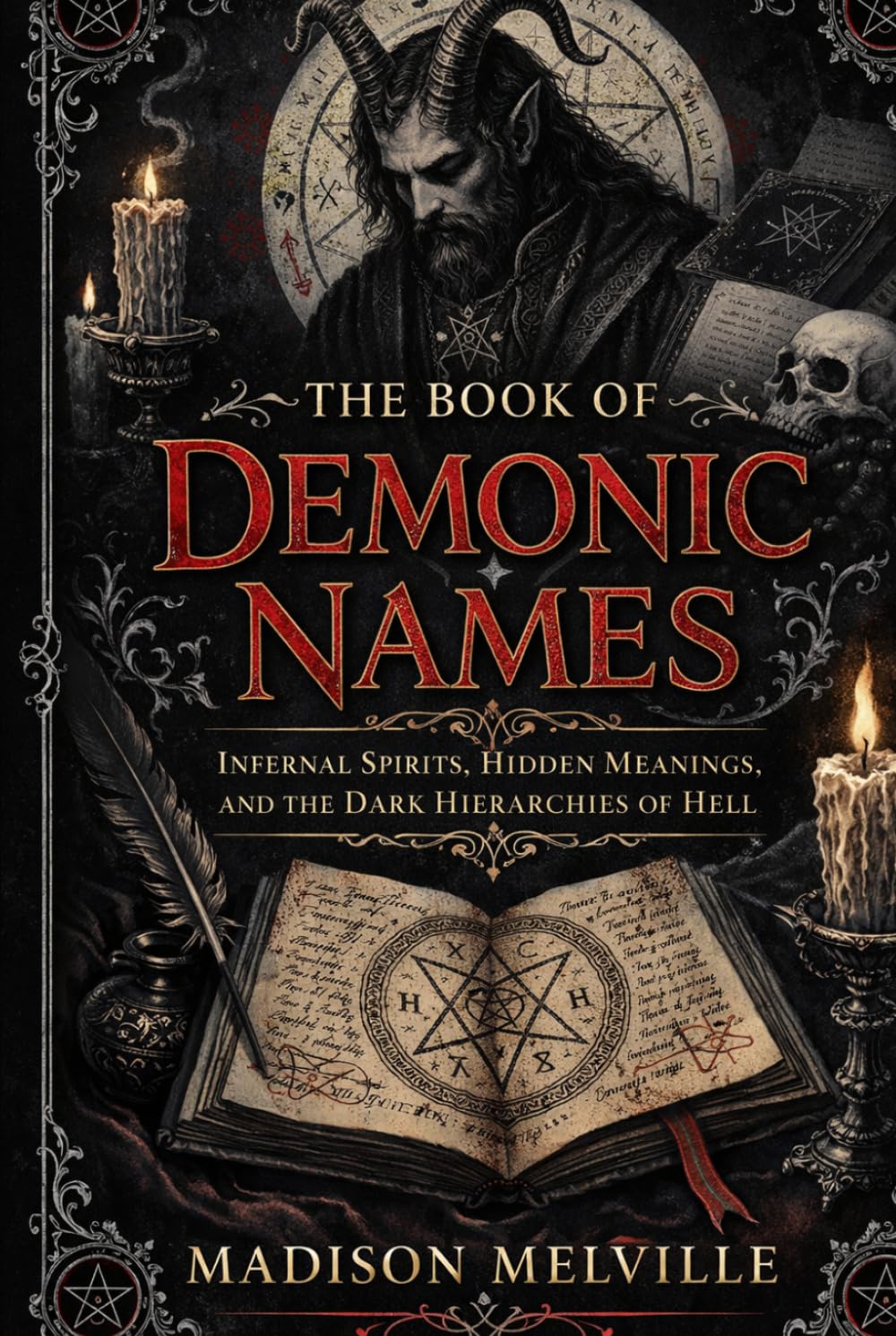 THE BOOK OF DEMONIC NAMES: Infernal Spirits, Hidden Meanings, and the Dark Hierarchies of Hell