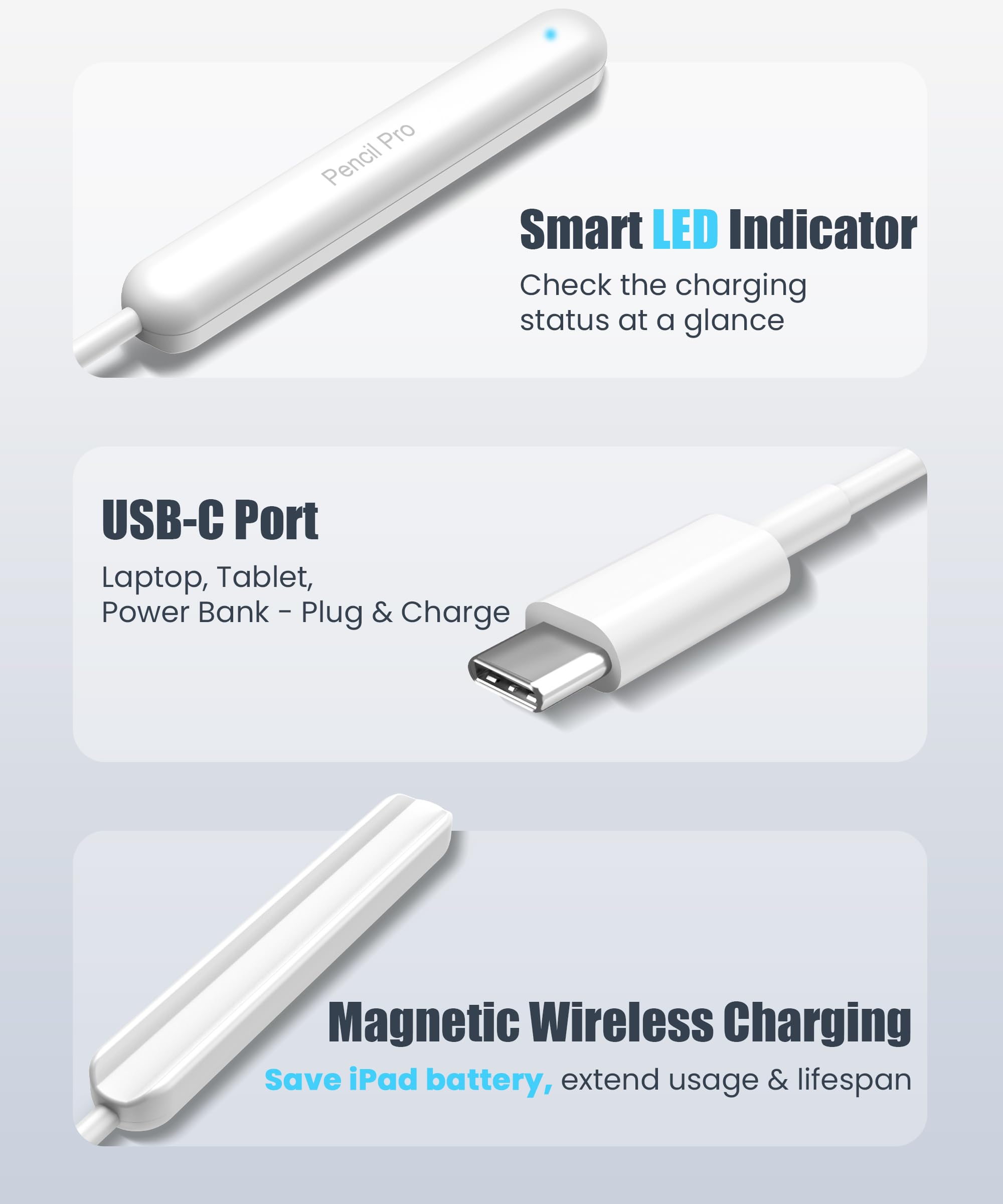 iPad Pro本体 + Apple Pencil + 充電器 Amazon.com: ASKUBSKU USB C