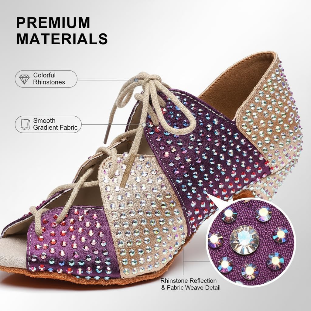 Women Ballet Shoes, Dance Warm up Booties Ballet Slipper Women's Dance Boots Shoes for Ballroom Salsa Tango Flamenco Latin Ballet Dancer Gifts