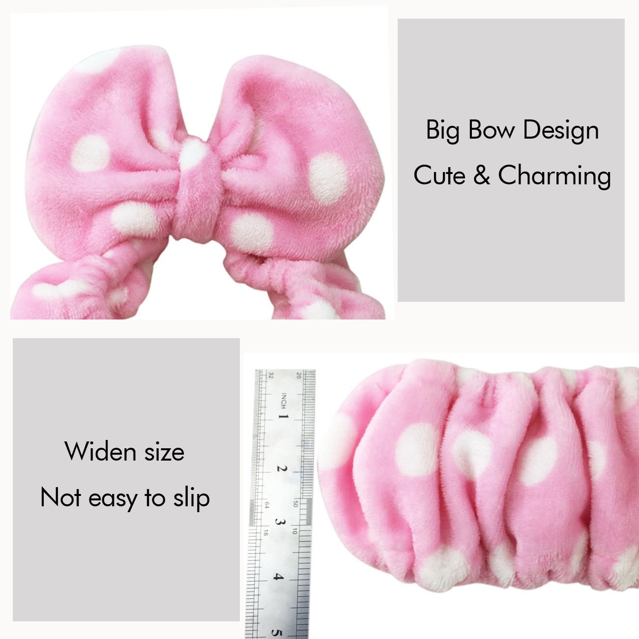 Amazon.com : Hairizone Cute Makeup Headbands for Face Wash 