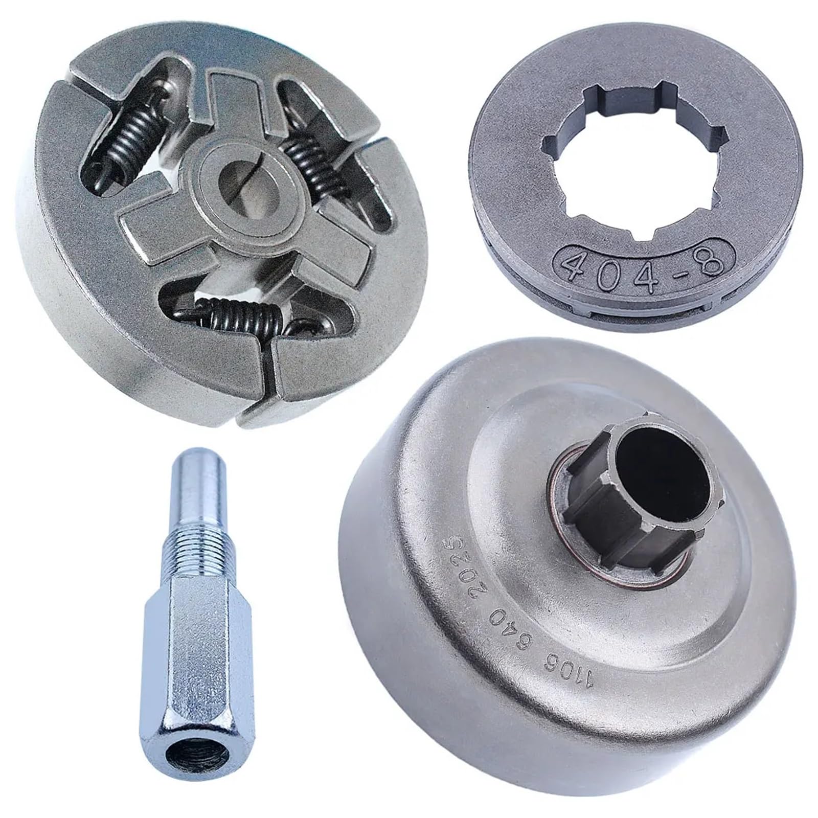UNARAY Kit de llanta de piñón de Tambor de Embrague Apto for Motosierra Stihl 070 con rodamiento .404 1106 160