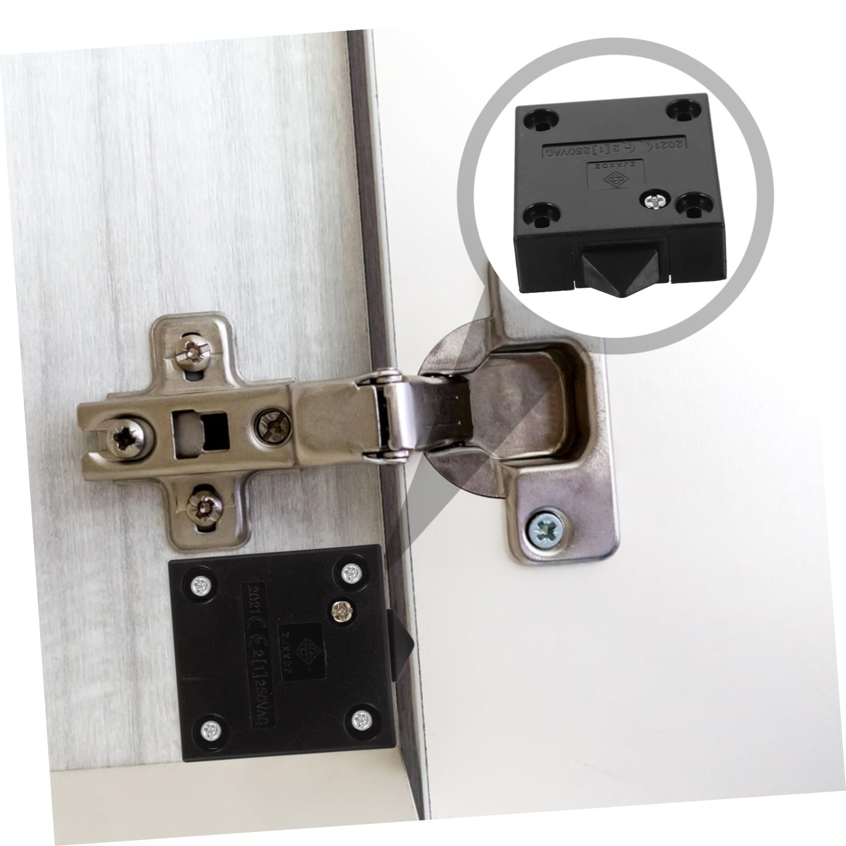 jojofuny 5piezas Interruptor Automático De Luz Led Para Armarios y Puertas De Gabinete Sensor Táctil Para Iluminación De Vestidores y
