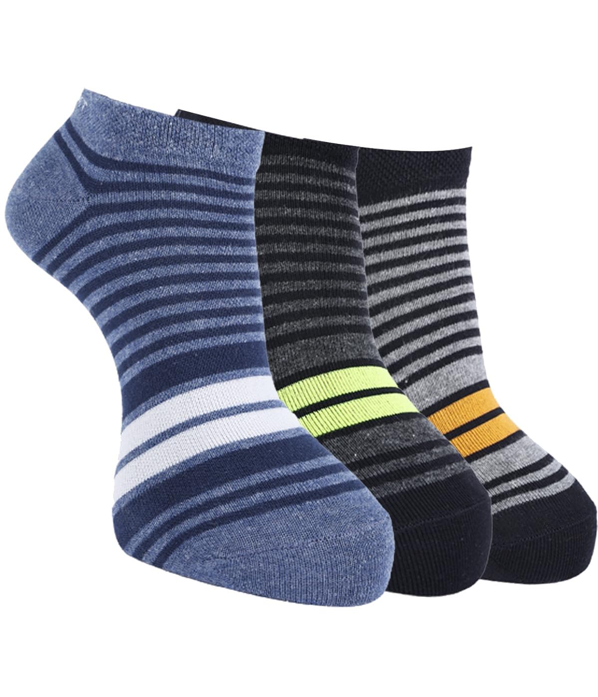 force nxt BY Dollar Socks for Men Solid Ankle Length Cotton Socks, Free Size, Pack of 2 (Multicoloured)-picture-33