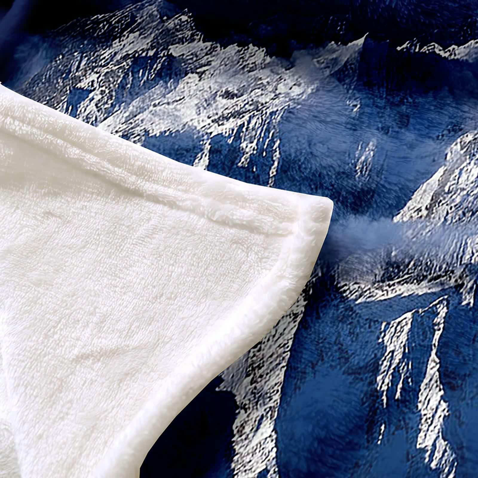 Aeici Couverture Polaire, Couvertures Polaires en Flanelle Couverture 180x220 cm Montagne Couverture Canapé Cadeau pour Adultes et Enfants