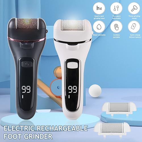 Miniatura 9 de Layhou Amoladora de pie recargable eléctrica pantalla digital removedor de callos pies pedicura herramientas conjunto quitar la piel muerta