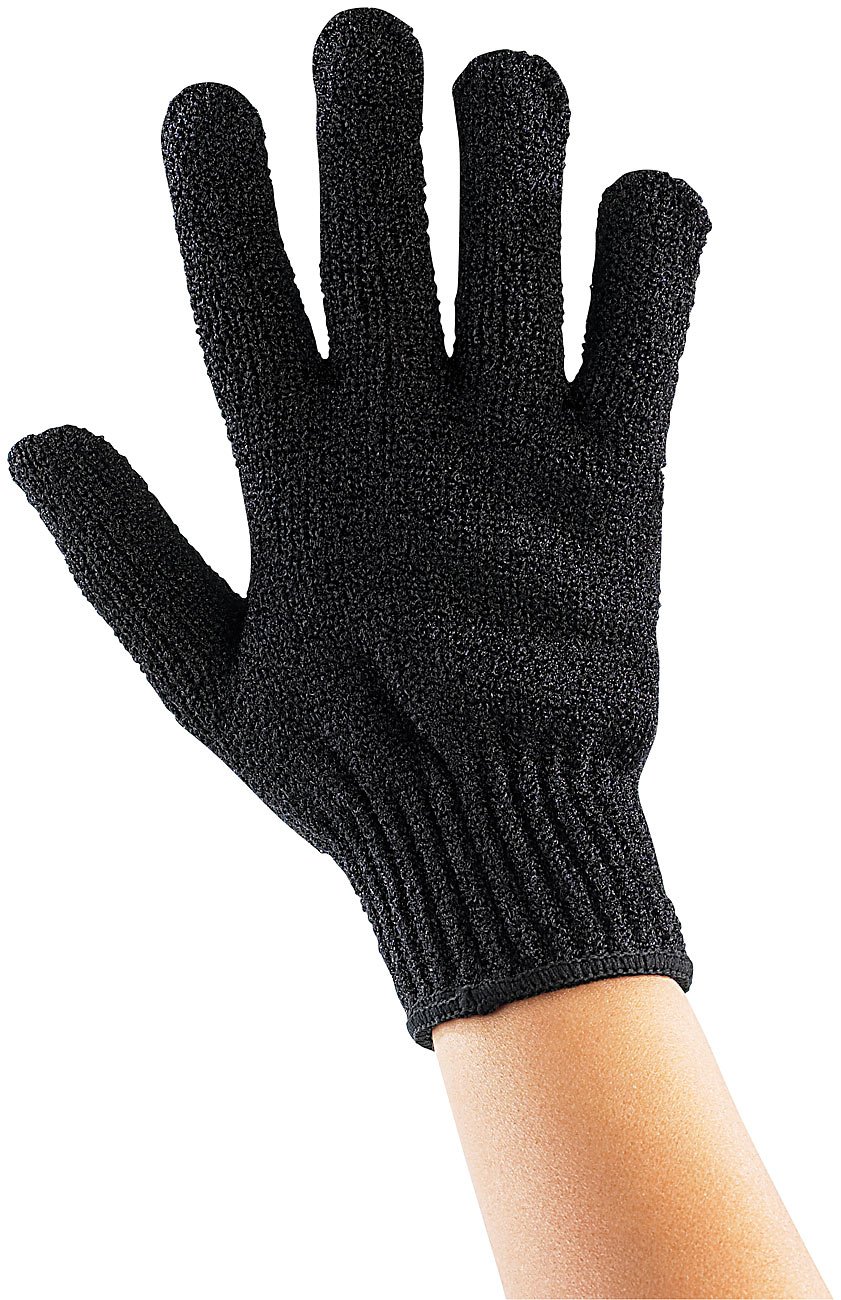 newgen medicals Hornhaut Handschuhe: 1 Paar Peeling-Handschuhe, Einheitsgröße (Peeling für Massage, für Wellness, Füße) Kosmetik