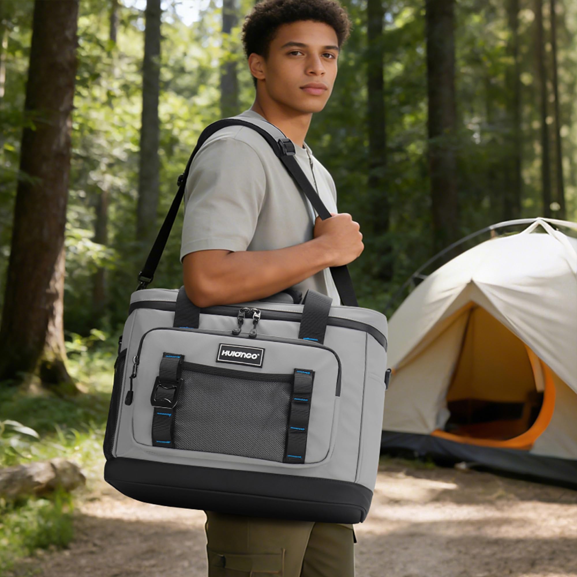 Hulongo Kühltasche, 30 L, Isoliert, Wasserdicht Kühlbox | Isoliert, Wasserdicht
