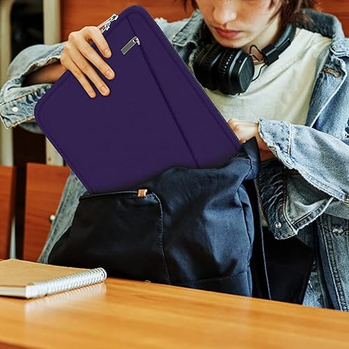Miniatura 5 de Funda para laptop de 15.6 pulgadas, bolsa de transporte protectora con bolsillo frontal, maletín delgado para computadora para 15-16 pulgadas HP,