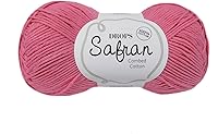 Vista 12 de Drops Safran - Hilo de algodón 100% egipcio para tejer y hacer ganchillo, peso deportivo, 2, fino, 5 capas, 1.8 onzas, 175 yardas (68 café)