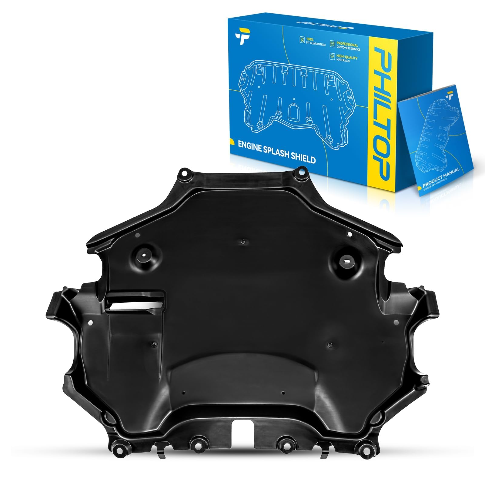 PHILTOP Engine Splash Shield Compatible with 2010-2012 Mercedes-Benz GLK350