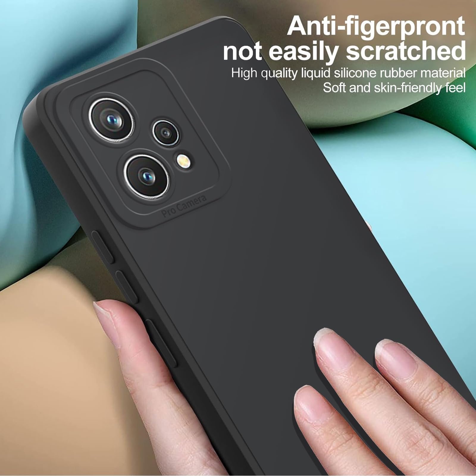 DESSEN Cover per Realme 9 Pro+ Plus 5G / Realme 9 4G - Silicone Custodia Antiurto Protezione Fotocamera Case Sottile e Morbida TPU Bumper Antishock Anti-Impronte, Verde