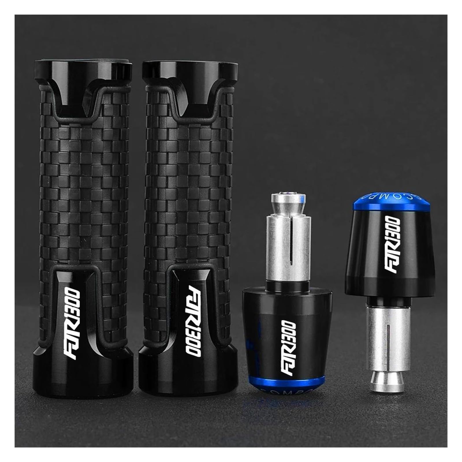 Poignées de guidon de moto FJR 1300 noir bleu pour accessoire guidon moto