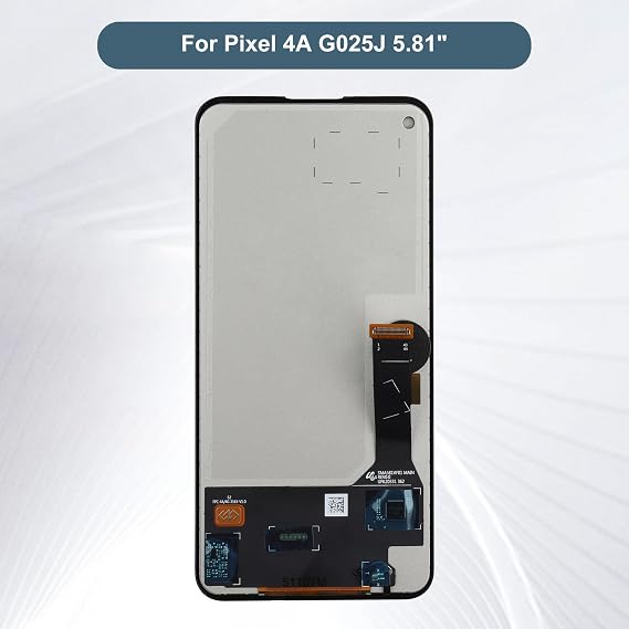 Replacement TFT Display Touch Screen Digitizer Assembly Compatible with Google Pixel 4A G025J 5.81 with Tools