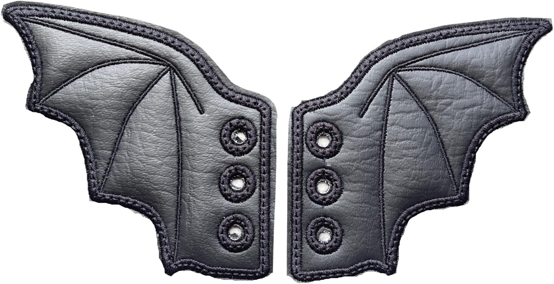 HandmadeFaux Leather Batwing great for everyday wear, Comicon, Halloween, Roller Derby