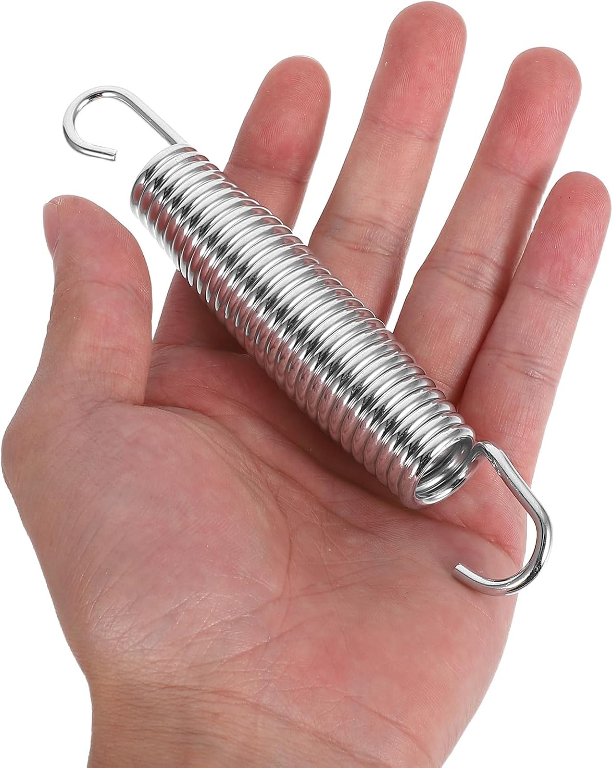 12pcs Dual Hook Trampoline Springs Replacement Heavy Duty Steel Compression Springs 5.5 Inch for Outdoor Trampoline Parts and Accessories