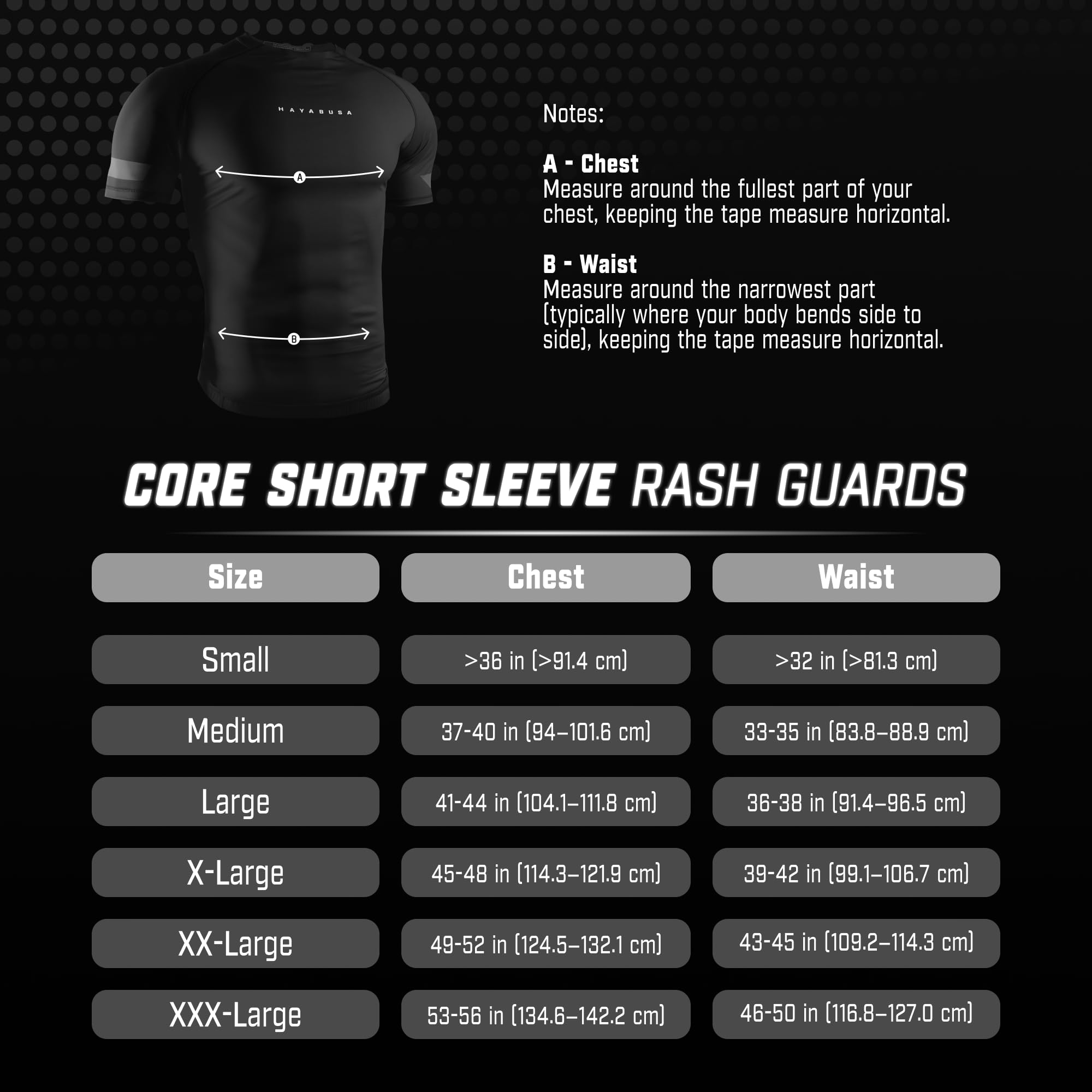 Hayabusa Core Rash Guard a maniche corte uomo