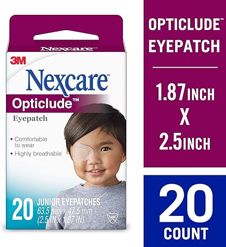 Miniatura 9 de Nexcare Opticlude - Parches ortopédicos para los ojos, 20 unidades (paquete de 3)