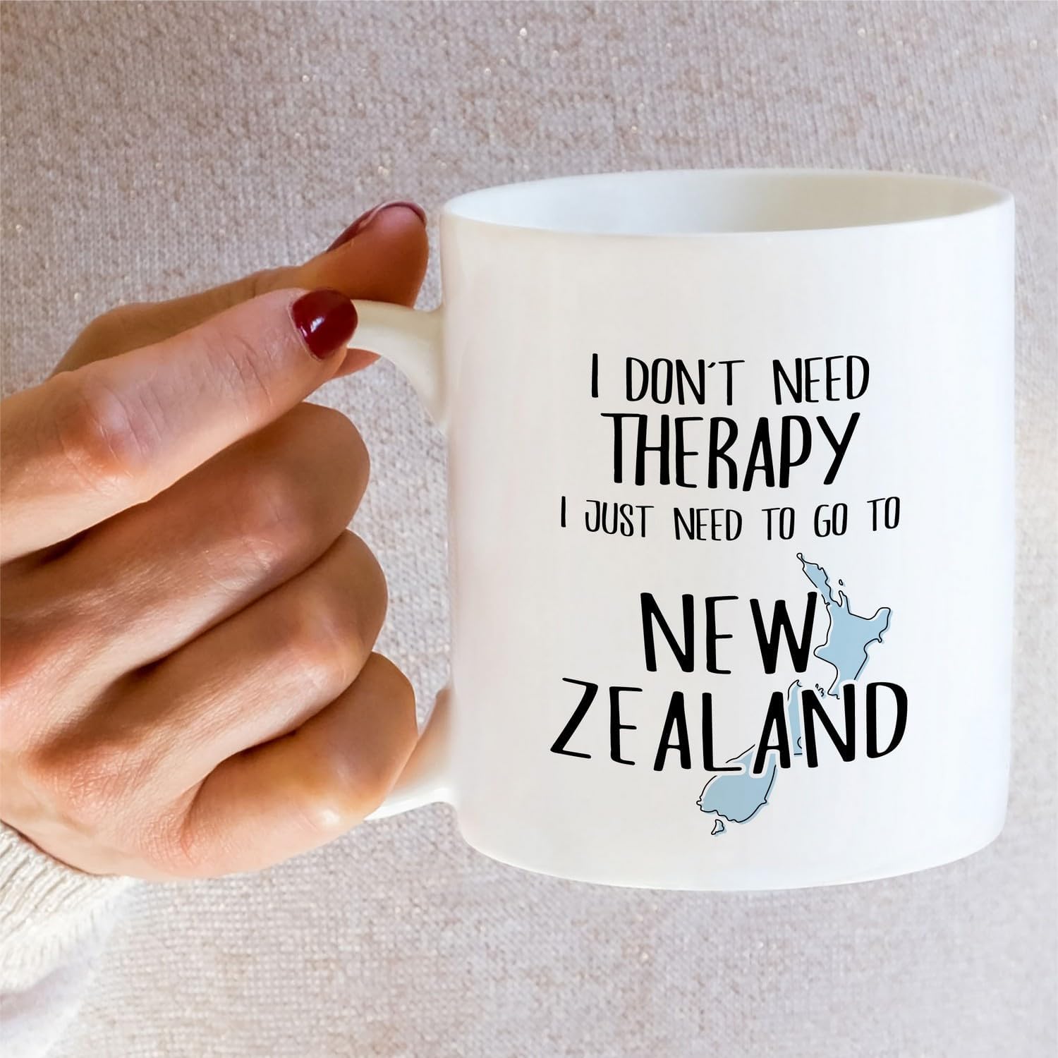 Retreez Funny New Zealand Mug Gift Just Need To Go To New Zealand Fan Lover 11 Oz Ceramic Coffee Mugs - Sarcastic Motivational Inspirational travel birthday gift for him her friend coworker mom bestie - Image 5