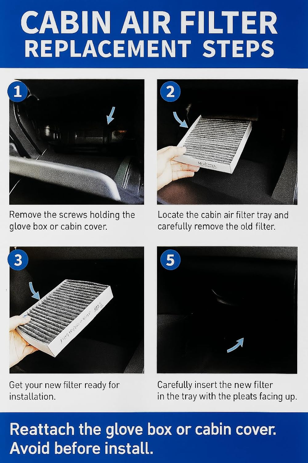 Engine and Cabin Air Filter Set for Mazda 3 2019–2025, CX-30 2020–2025, CX-5/CX-50 2025 | Replaces PAJ8-13-3A0A, CAF10055, VF2074 | White Fiber & Cellulose Media | 2 Pack