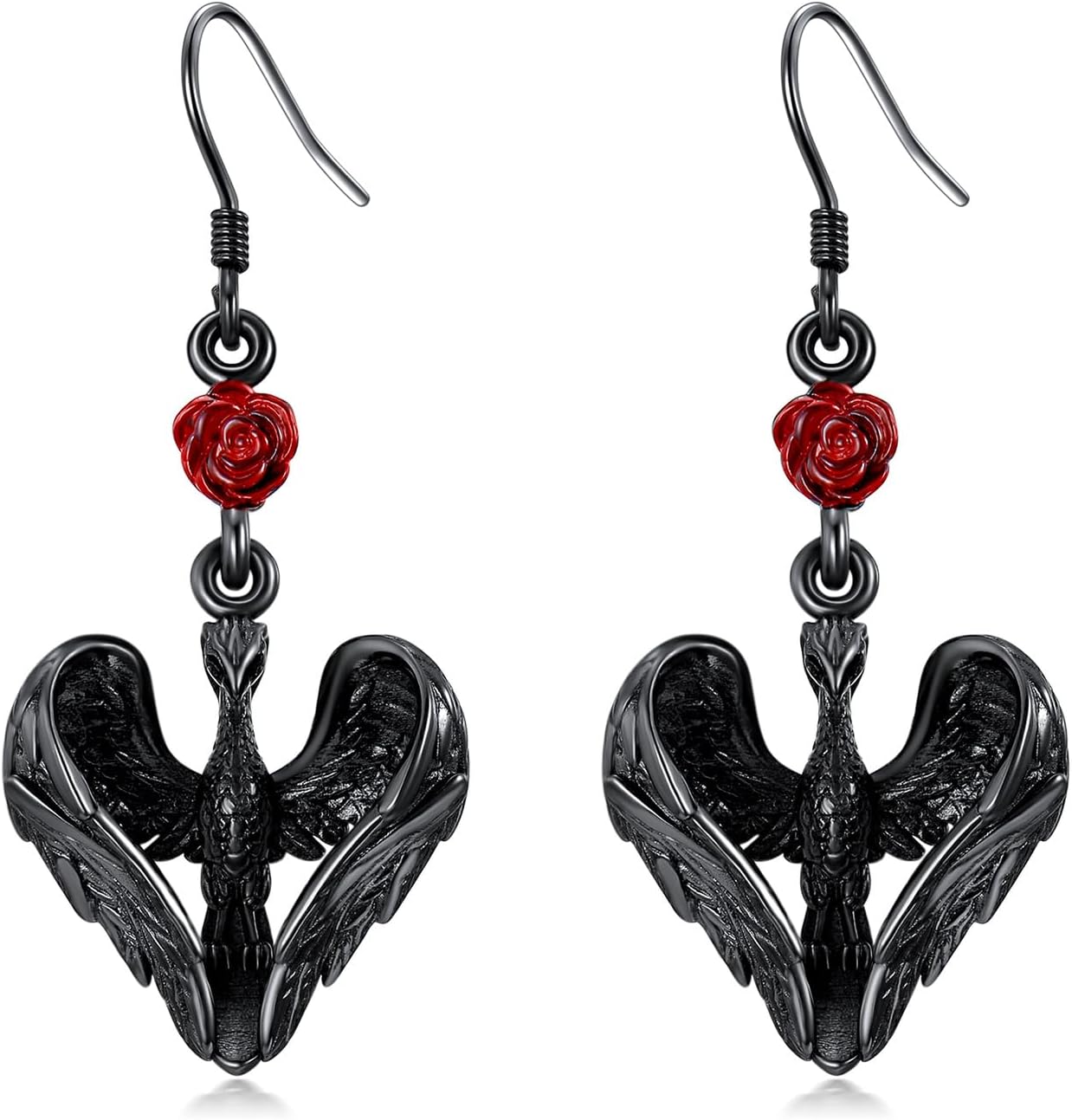 Phoenix/Snake/Bat Earrings 925 Sterling Sliver dangle Earrings for Women