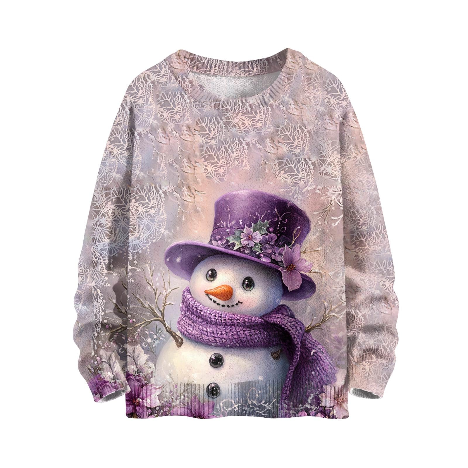Womens Funny Cardigan Winter Long Sleeve Christmas Tree Elk Santa Claus Xmas Button Knit Cardigan Sweater
