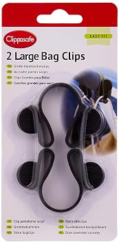 Clippasafe Pram Bag Clips - Large - 2 Pack