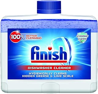 Finish Dual Action Dishwasher Cleaner: Fight Grease & Limescale, Fresh, 8.45 oz (Pack of 6)