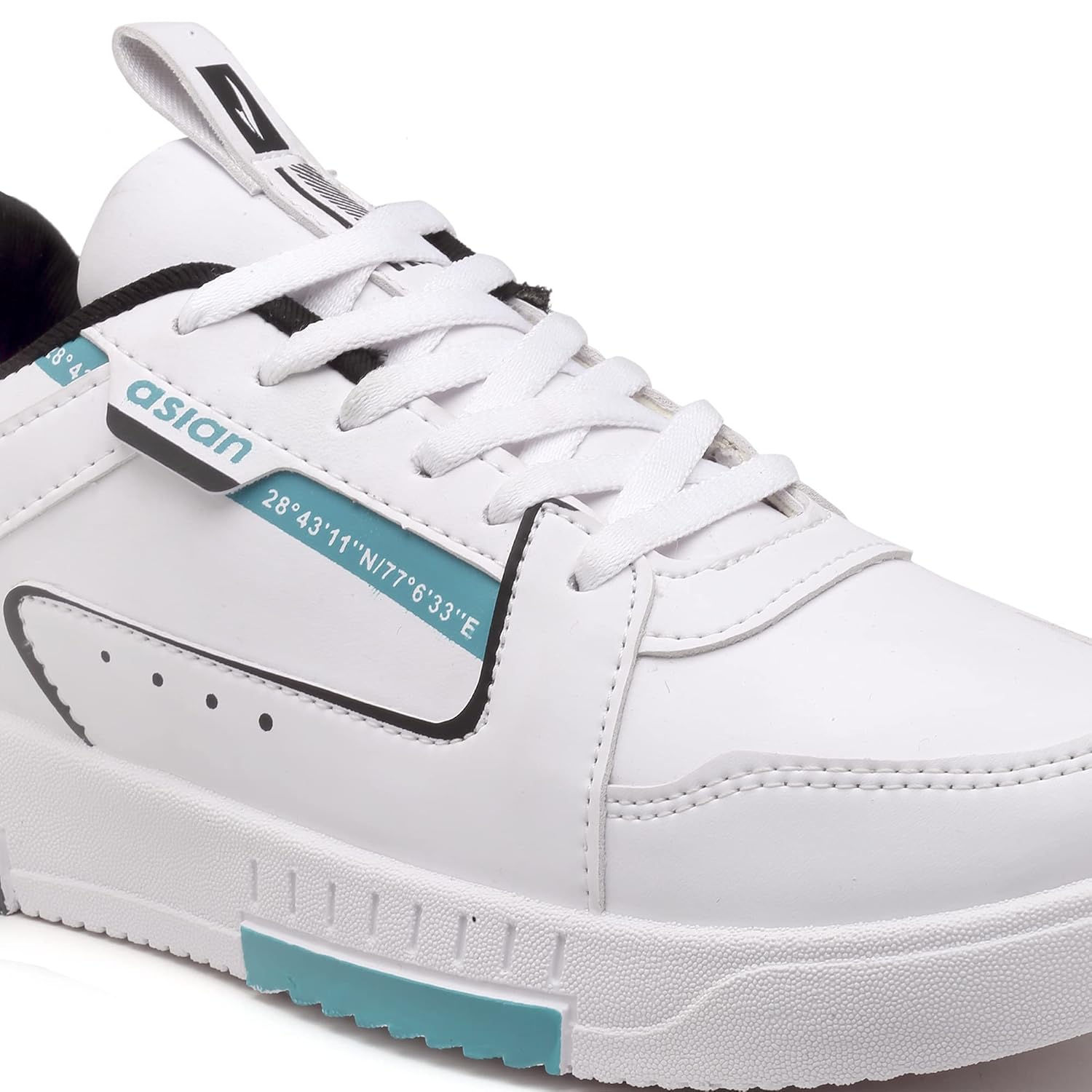 ASIAN Men's TARZAN-01 White Casual Sneaker Shoes with Synthetic Upper Lightweight Comfortable Mid Top Sneaker Shoes for Men's & Boy's 4 71MODC+0W0L. SL1500