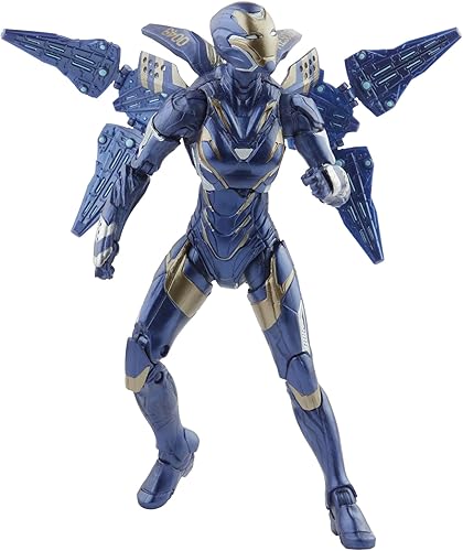 Miniatura 14 de Marvel Legends Series - Figura de acción a escala de 6 pulgadas de capitán y armadura de rescate, paquete de 2, personaje Infinity Saga, diseño