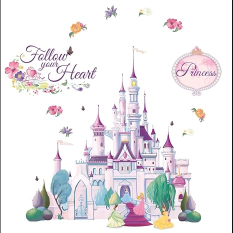 Disney Princess And Pearls Self-Stick Wall Decor Kit - Removable & Repositionable, 6 Sheets - View #6