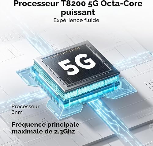 DOOGEE Note59 Pro 5G Smartphone, Android 16 Téléphone Portable, 6,75" 120Hz, 32Go+256 Go/2 to, 6250mAh Smartphone Pas Cher, 16 MP+8MP Telephone, UNISOC T8200/Dual SIM, OTG/NFC/Face ID/GPS - 2