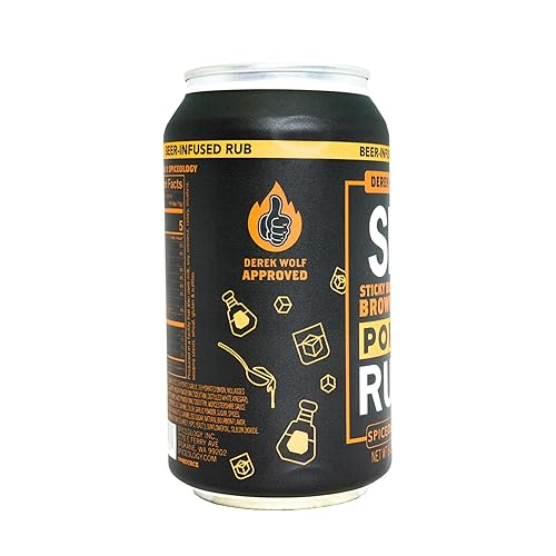 Miniatura 4 de Spiceology & Derek Wolf - Sticky Bourbon Brown Ale - Mastices para barbacoa con infusión de cerveza, especias y condimentos. Uso en cerdo, frijoles