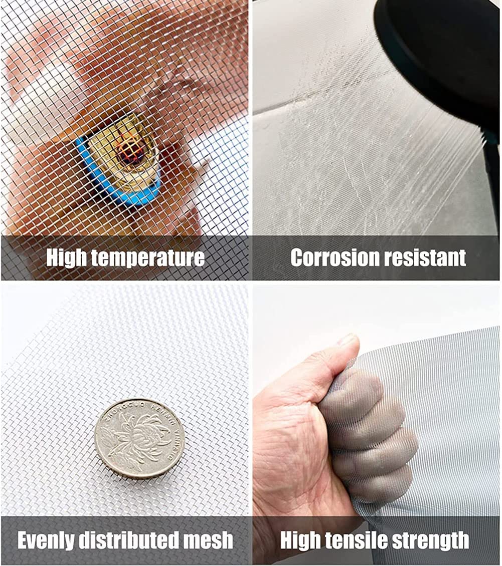 4 Reti Metalliche Acciaio Inox 20 Maglie - 300x210mm, Per Finestre Contro Insetti E Roditori - Foto 4