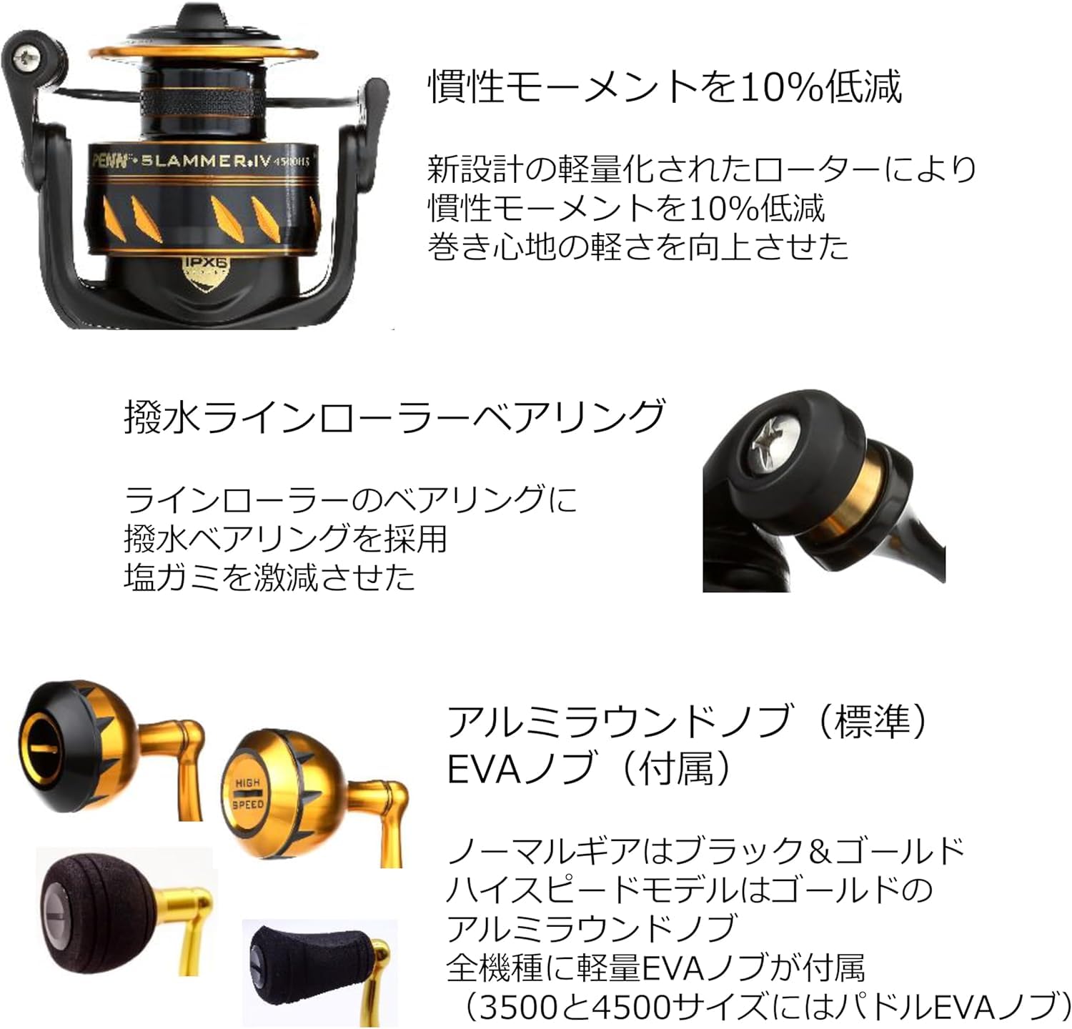 く*ん様 PENN SLAMMER IV 10500 ペン　スラマー10500 PENN ペン スピニングリール Slammer IV (スラマー4) 8500HS