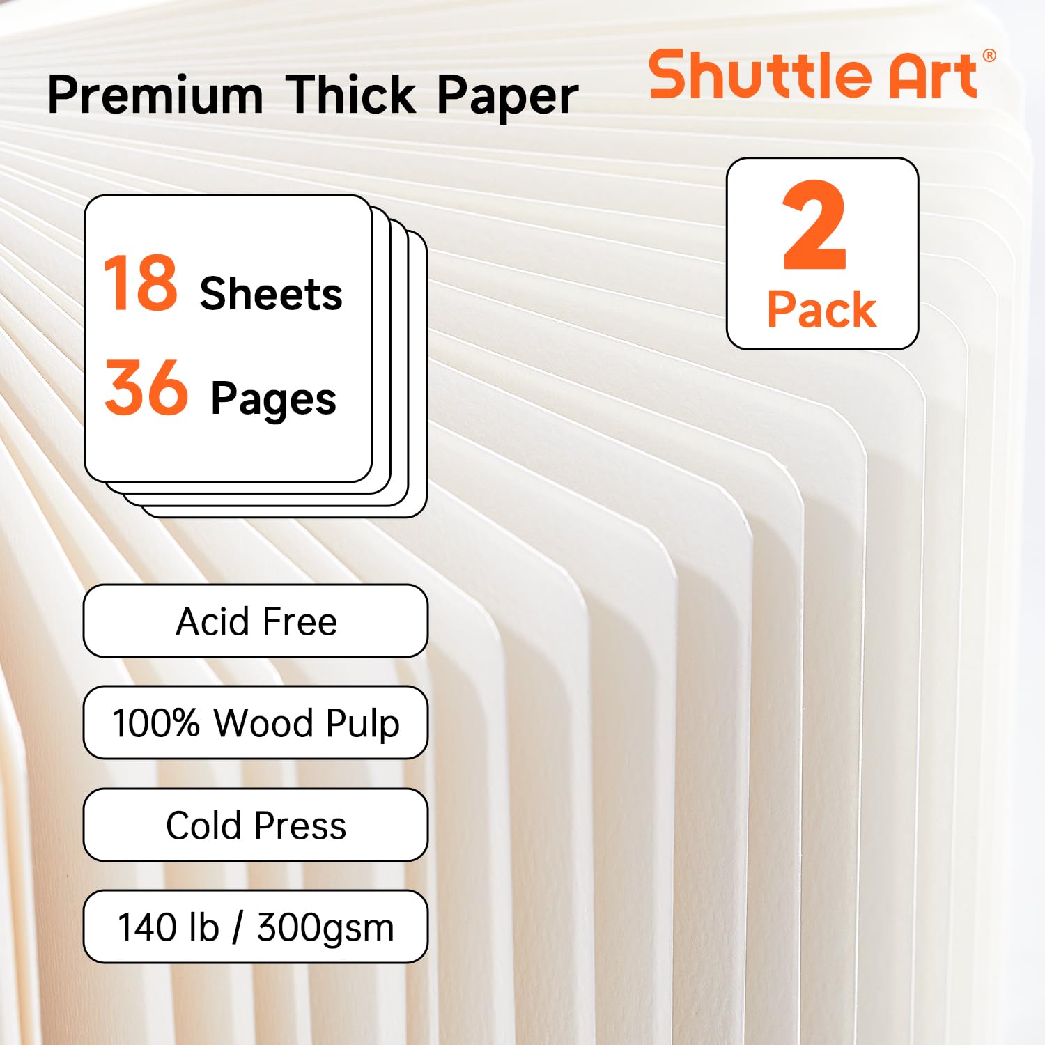 Acrylic Sketchbook - 2 Pack for Markers & Paint -3 Acrylic Sketchbook - 2 Pack for Markers & Paint -3