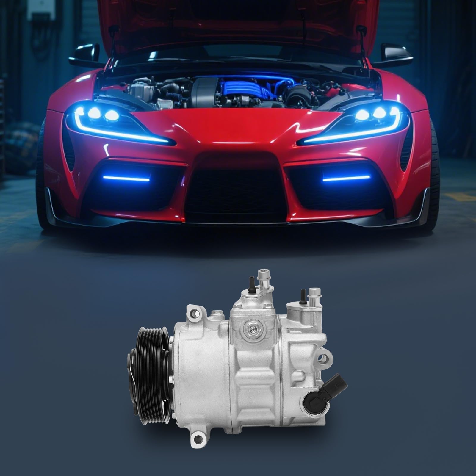 Compressore aria condizionata 699357 Origins New for Audi Seat Skoda VW Vag