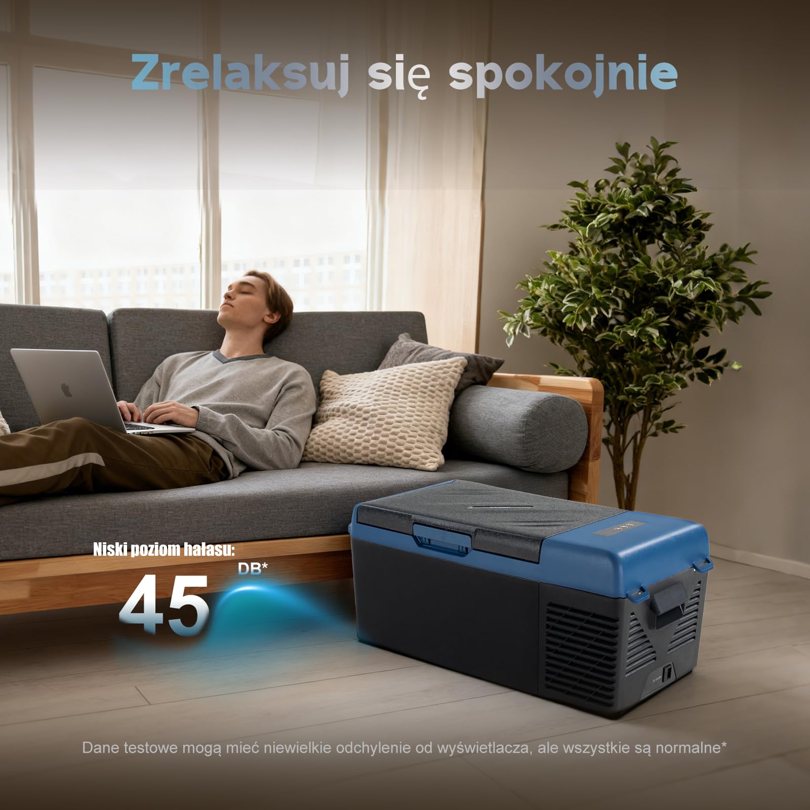 KI15 lodówka turystyczna 15L, mini lodówka kompresorowa, elektryczna, przenośna, lodówka turystyczna, zamrażarka 12/24V dla samochodów ciężarowych, łodzi, -20℃ do 20℃