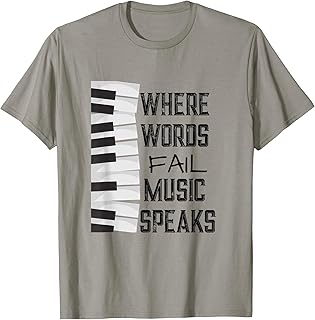 Music Lovers TShirt Themed Gift Tee T-Shirt