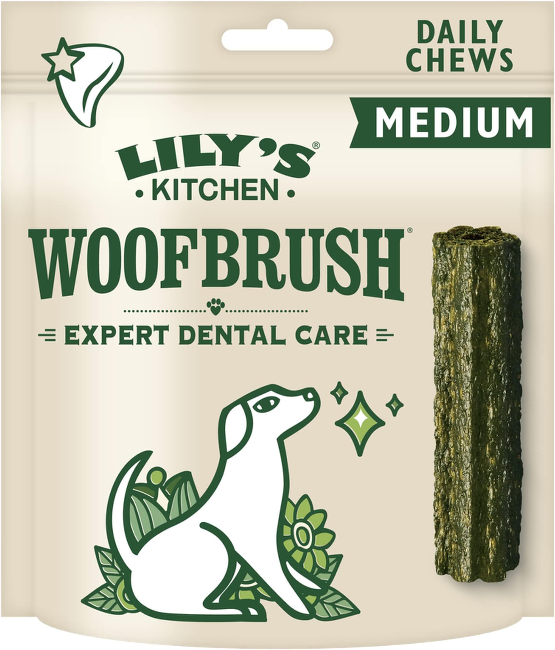 Woofbrush Dental Dog Chews Bulk Pack - MEDIUM