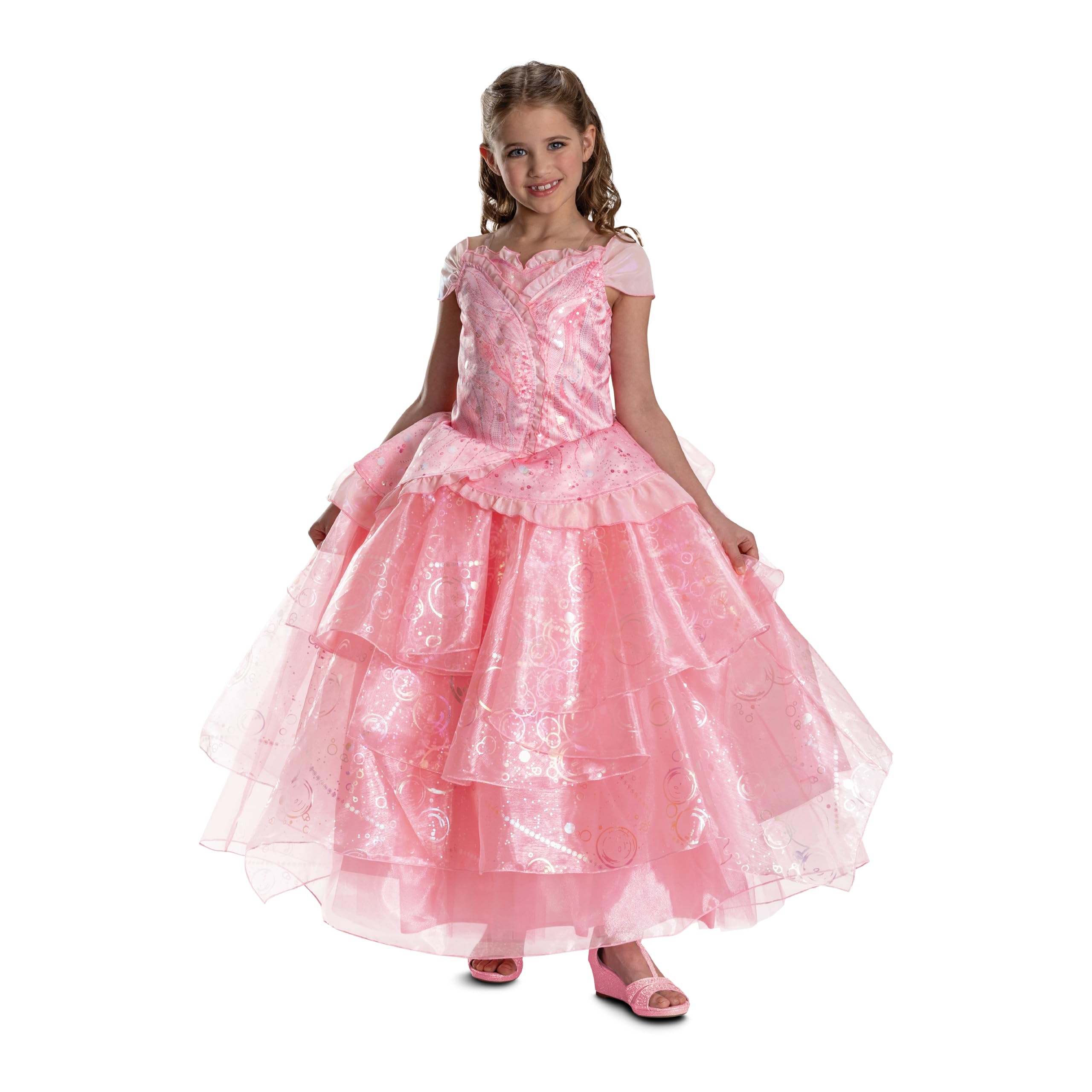 Disguise Wicked Glinda Prestige Costume, Official Wicked Movie Costume Outfit